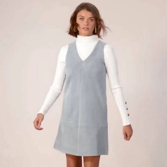 Elizabeth Crosby Blue Shift Dress - Picture 1 of 5
